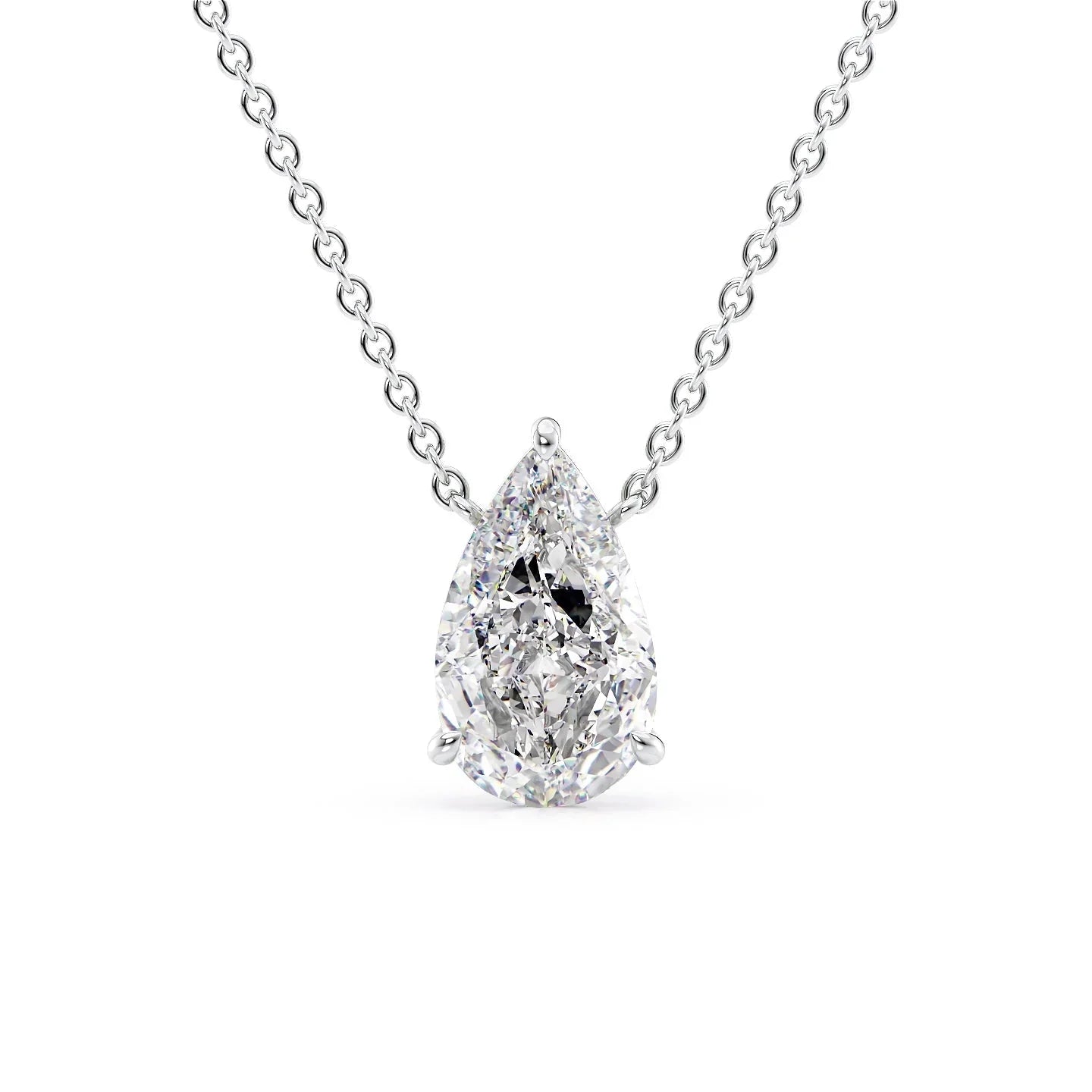 Pear Light Necklace