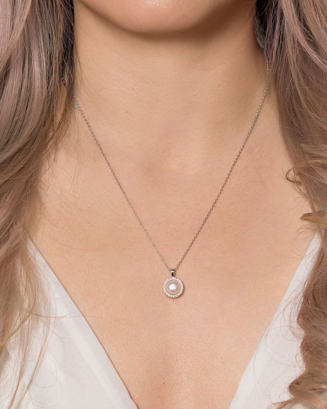 Pearl Bridal Necklace - ARTSY SILVER