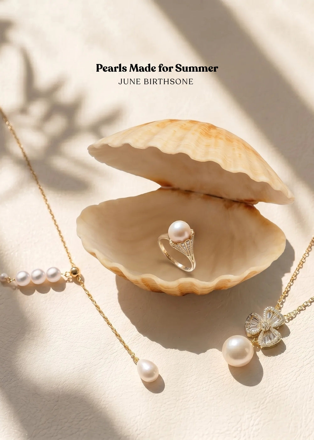 Pearls __ Jun Birthsone Stone I ARTSY SILVER 
