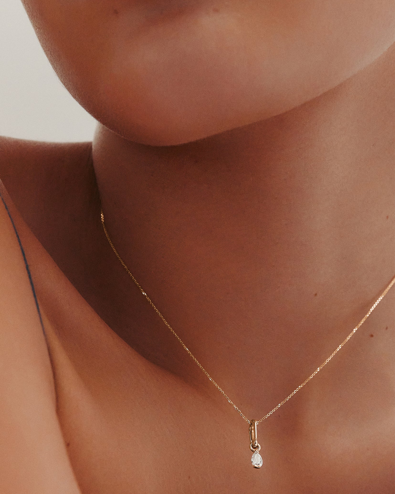 Petite Pear Necklace