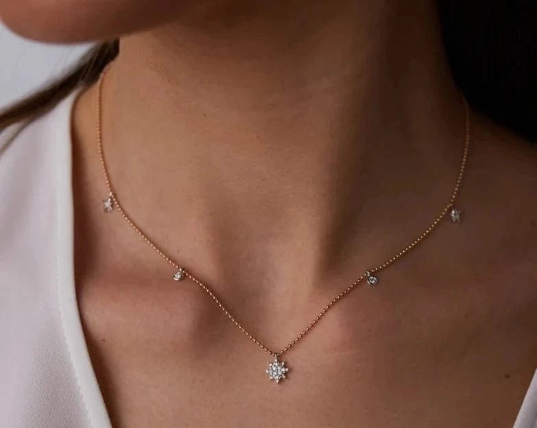 Pole Luck Star Necklace - ARTSY SILVER