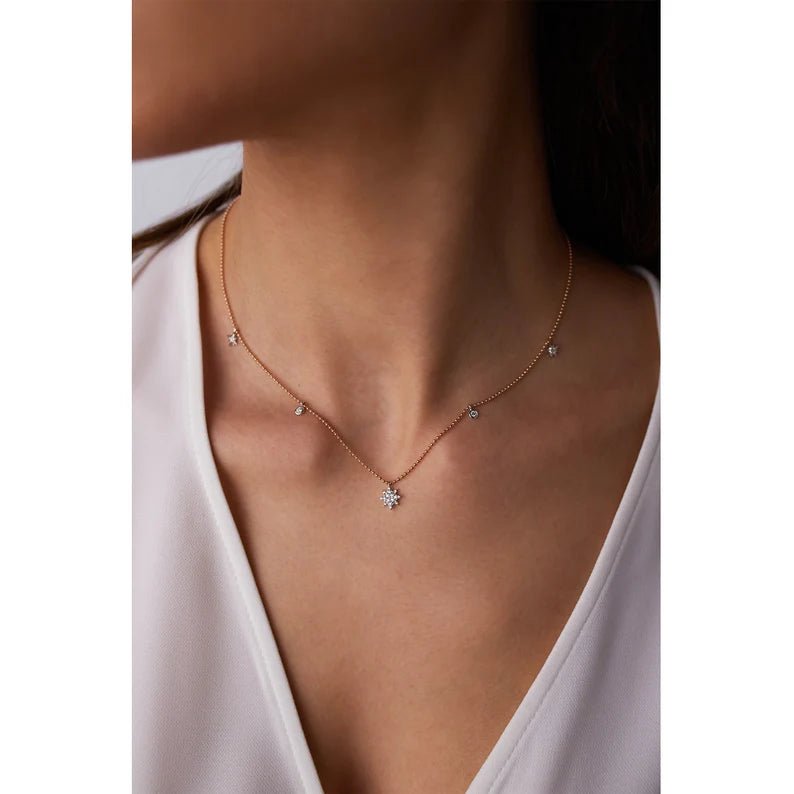 Pole Luck Star Necklace - ARTSY SILVER