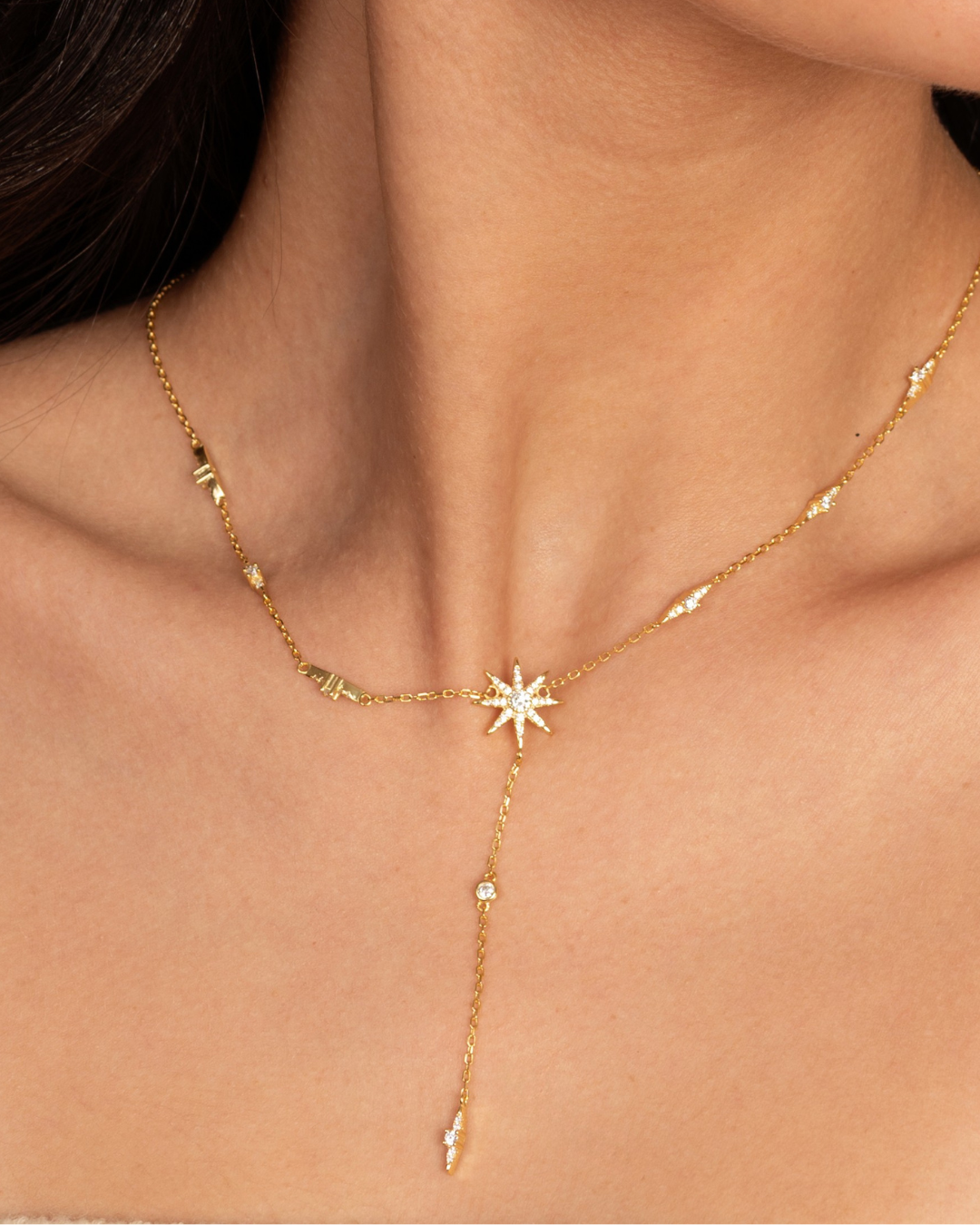 Under Moonlight Lariat Necklace - ARTSY SILVER