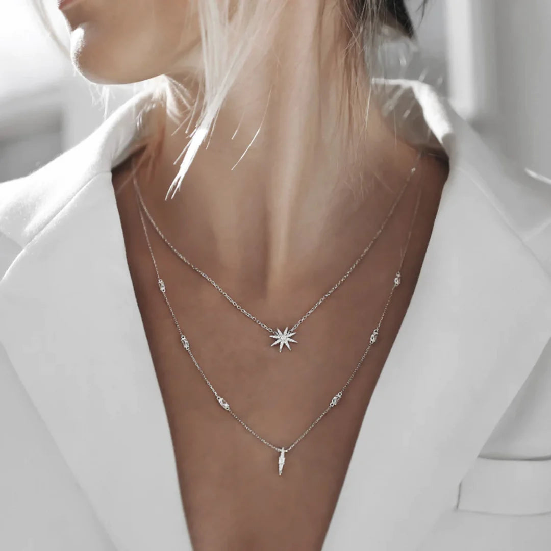 Pole Star Cosmo Necklace Silver