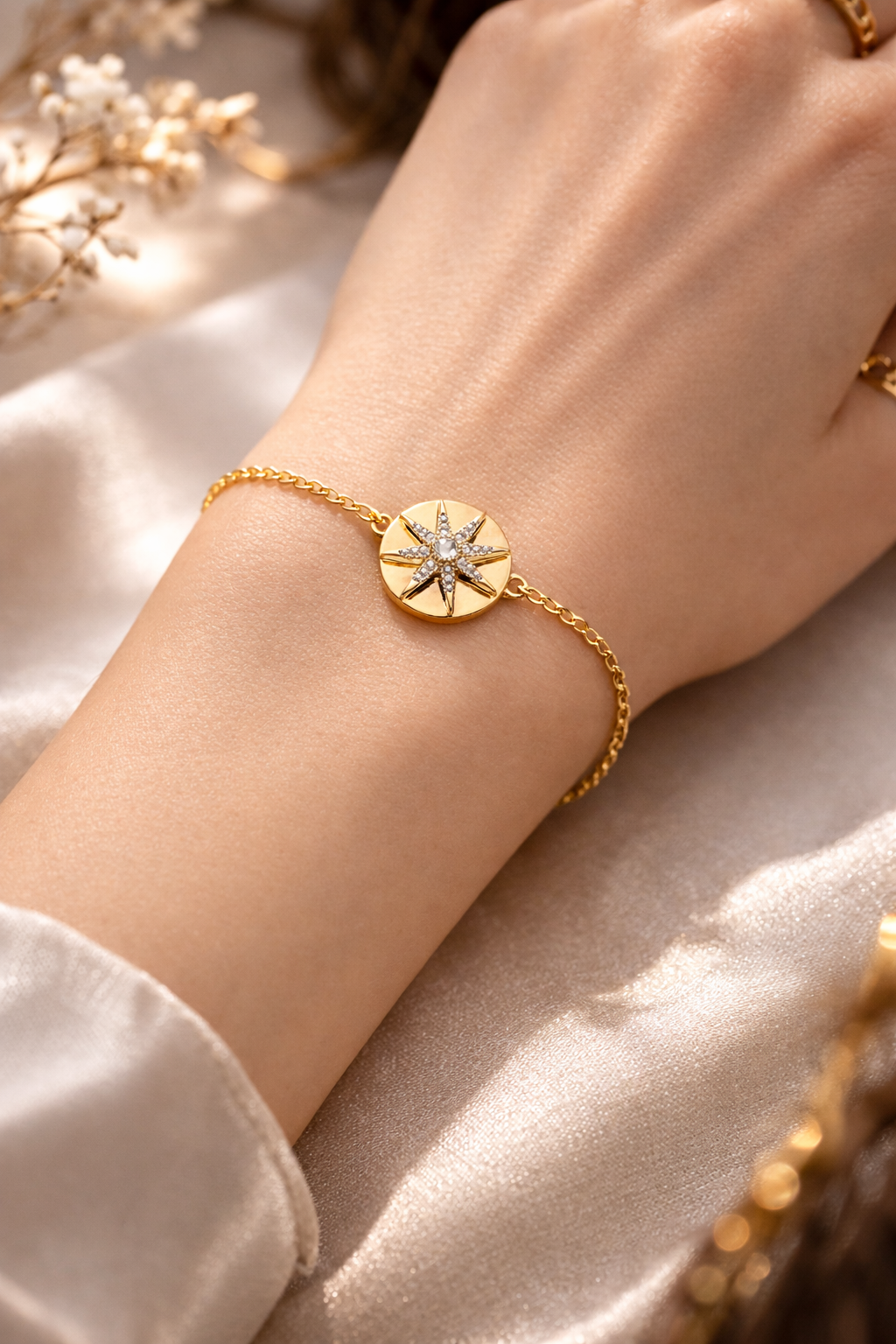 POLE STAR BRACELET GOLD PLATING