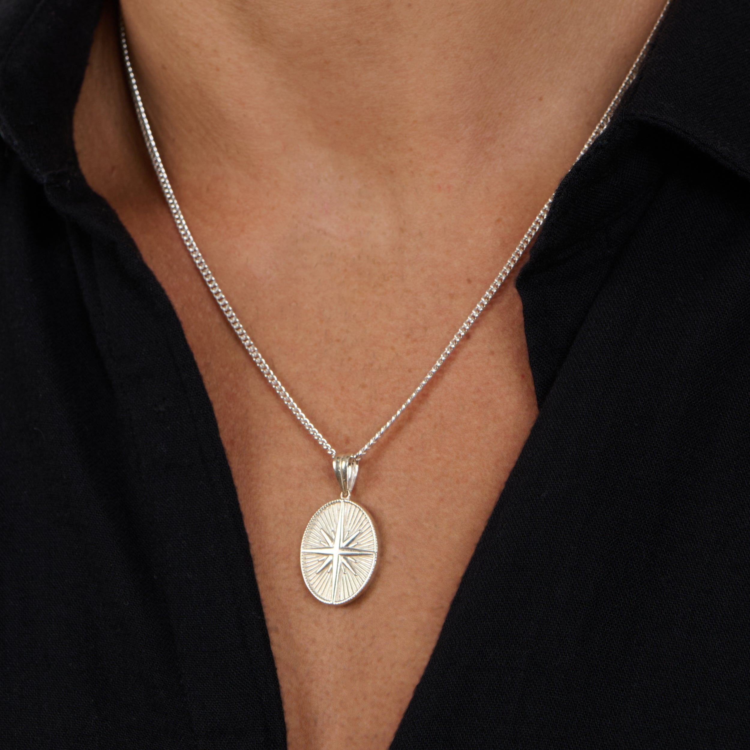 Pole Star Silver Pendant