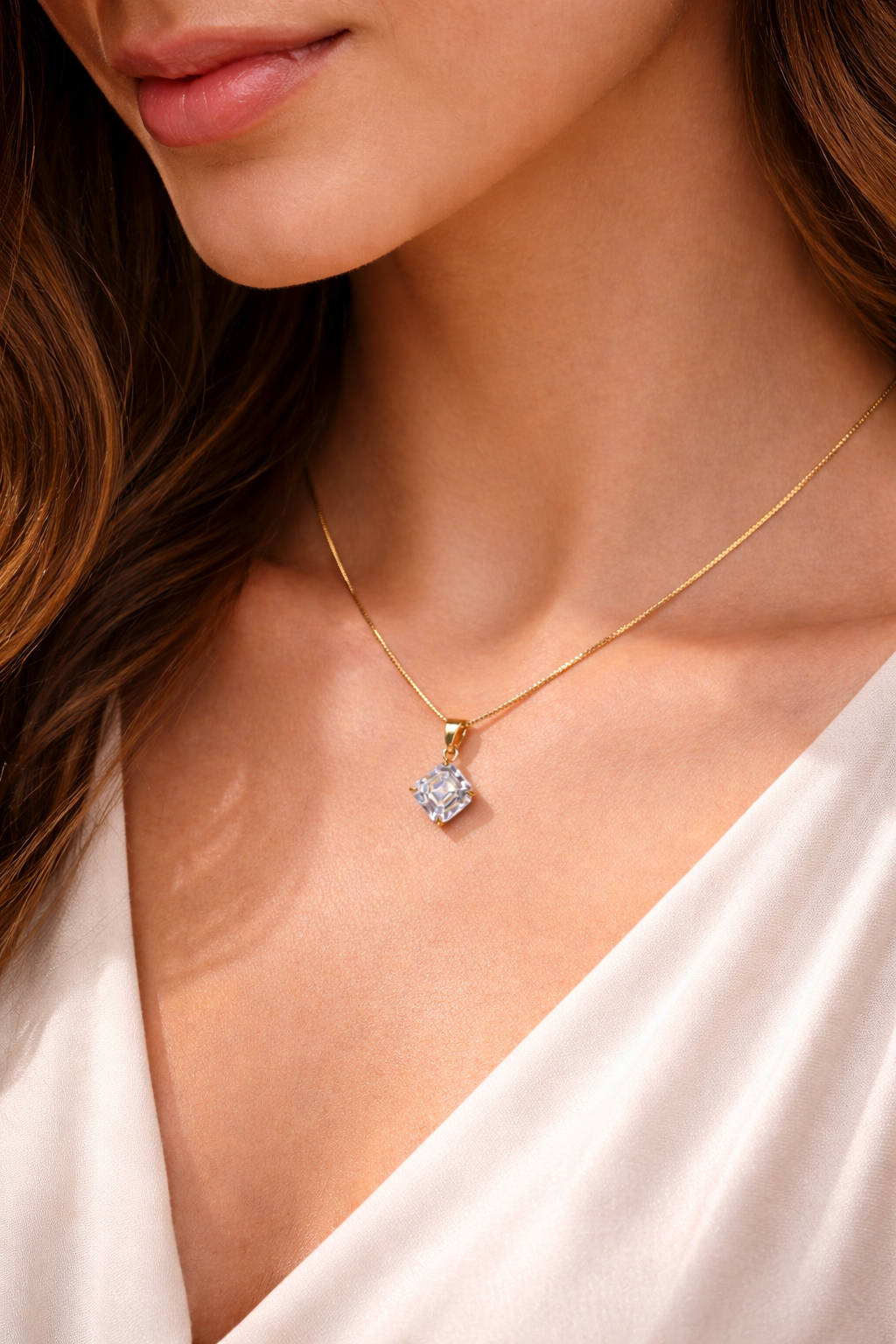 Princess Gold Plating Necklace - ARTSY SILVER