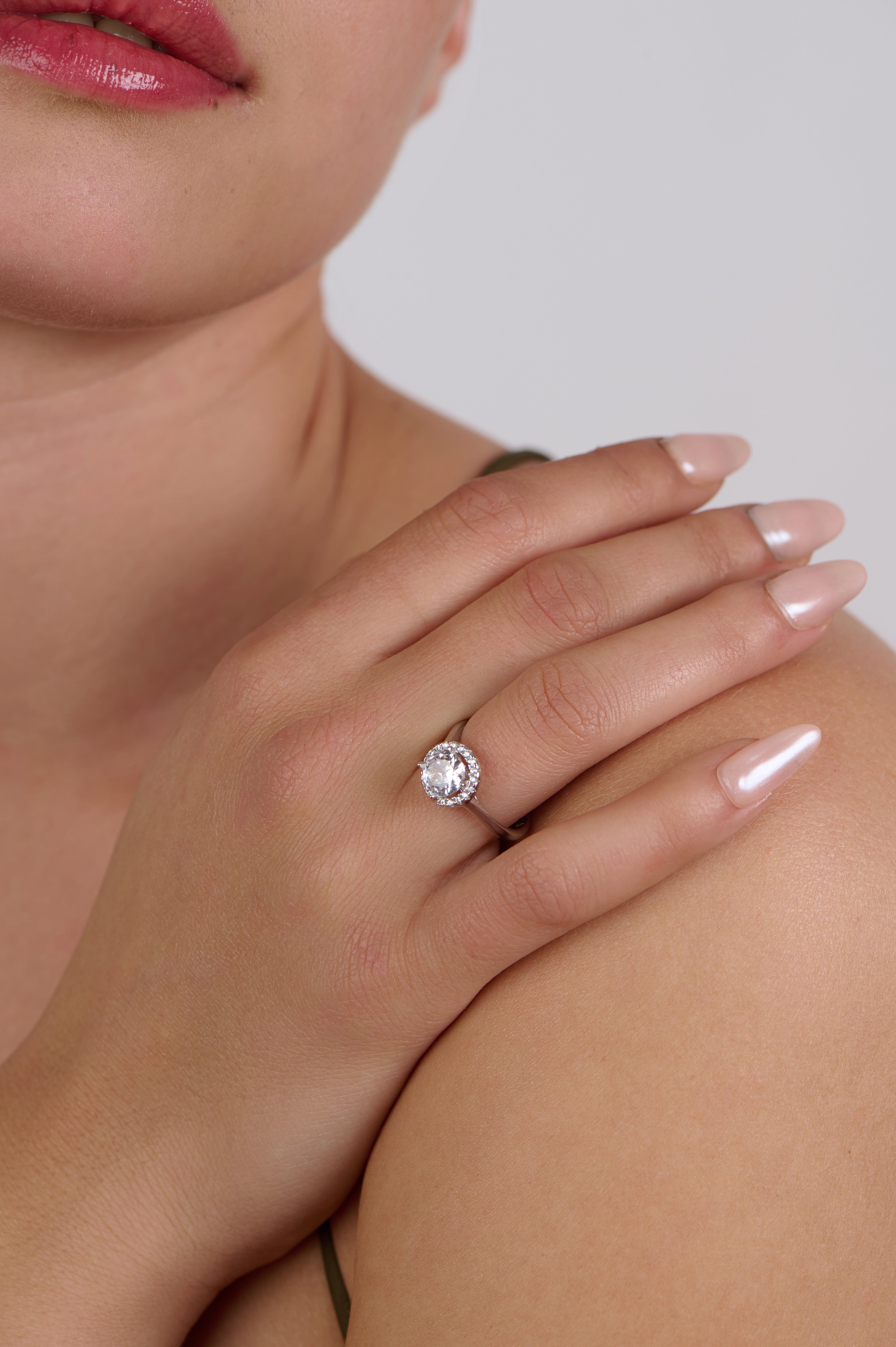 Promise Fancy Zircon Stone Silver Ring
