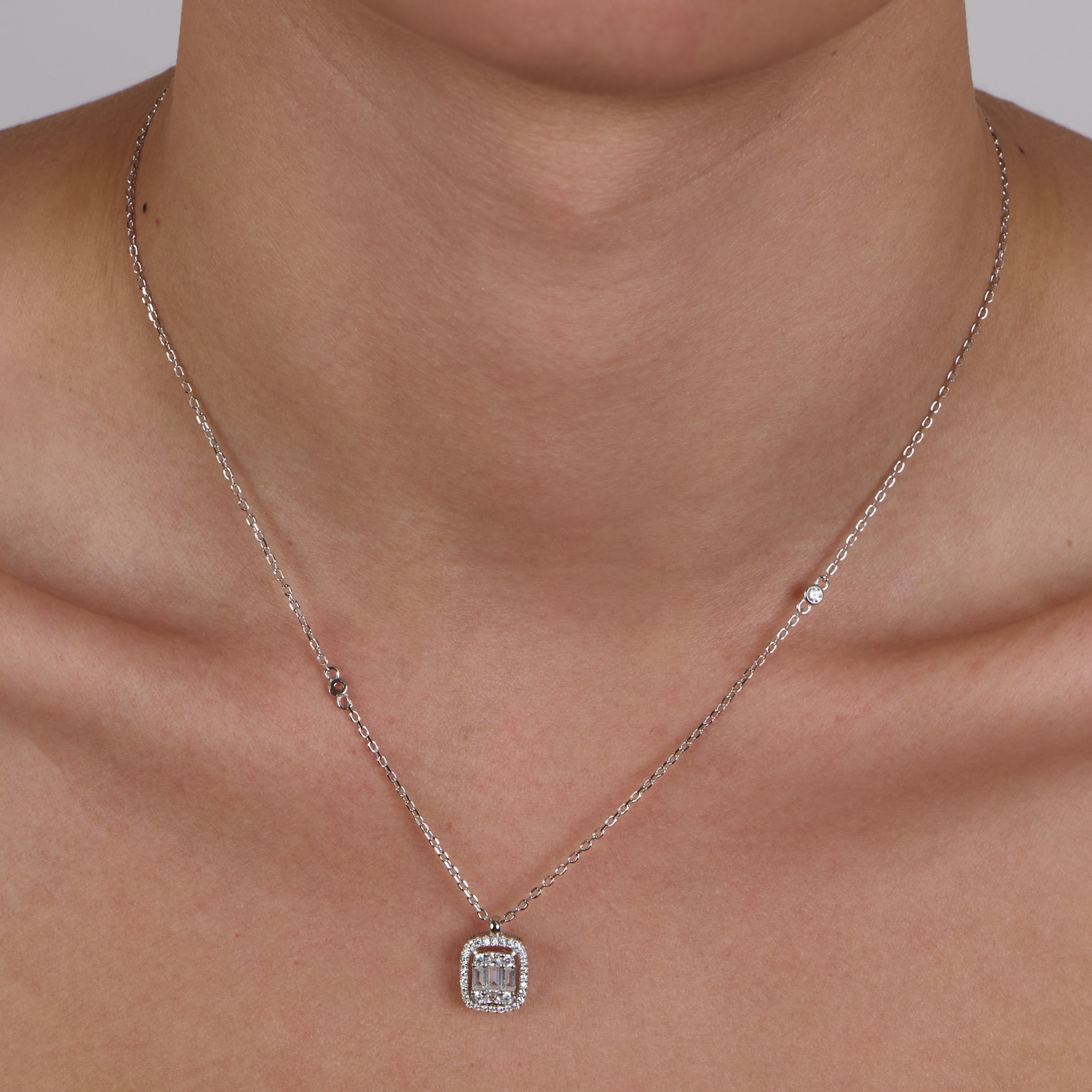 Radiant Silver Necklace