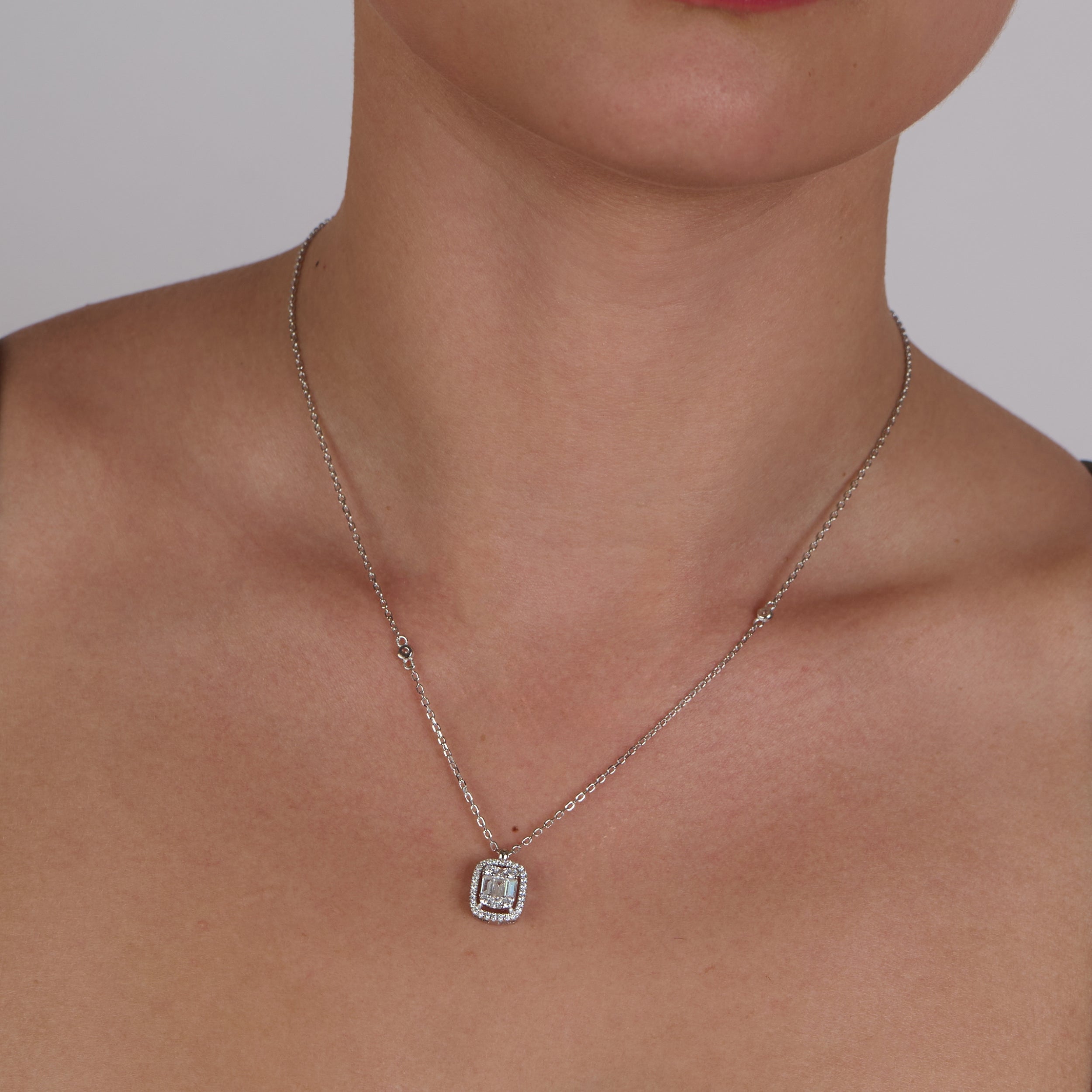 Radiant Silver Necklace