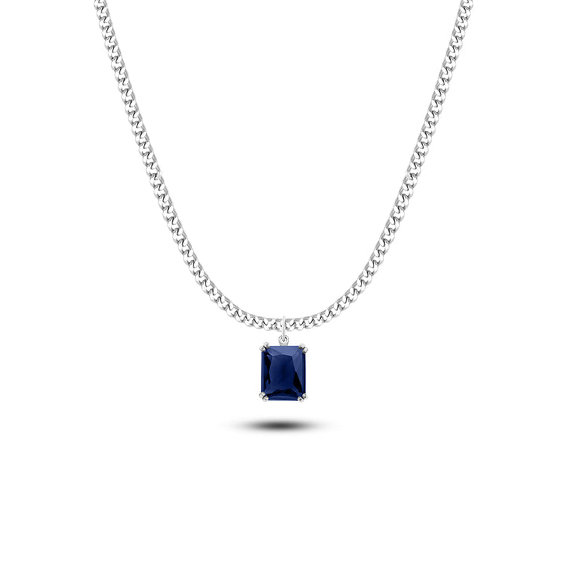 Superman Blue Rectangle Pendant