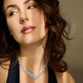 Regal Marquise Necklace - ARTSY SILVER