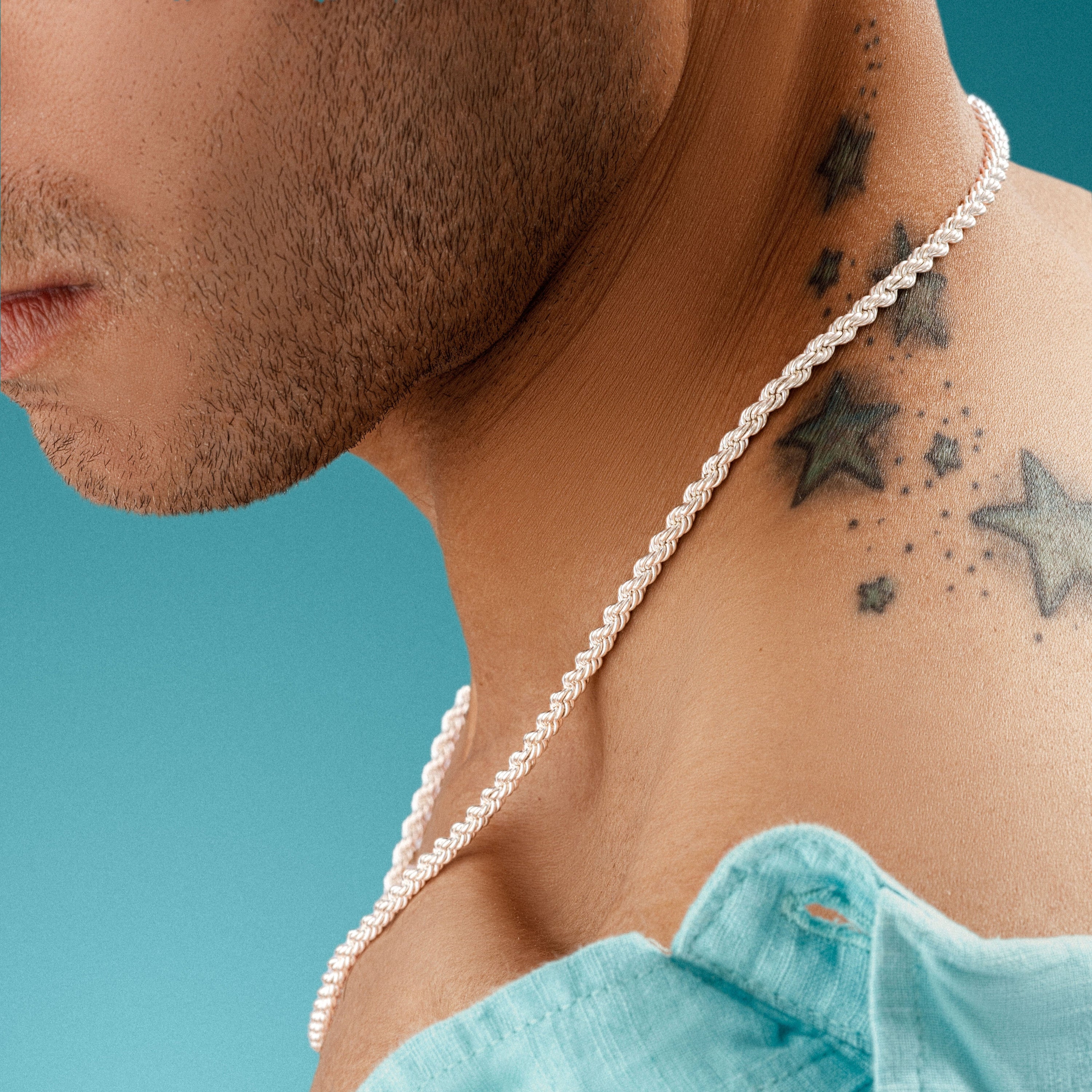 Rope Chain Silver - ARTSY SILVER