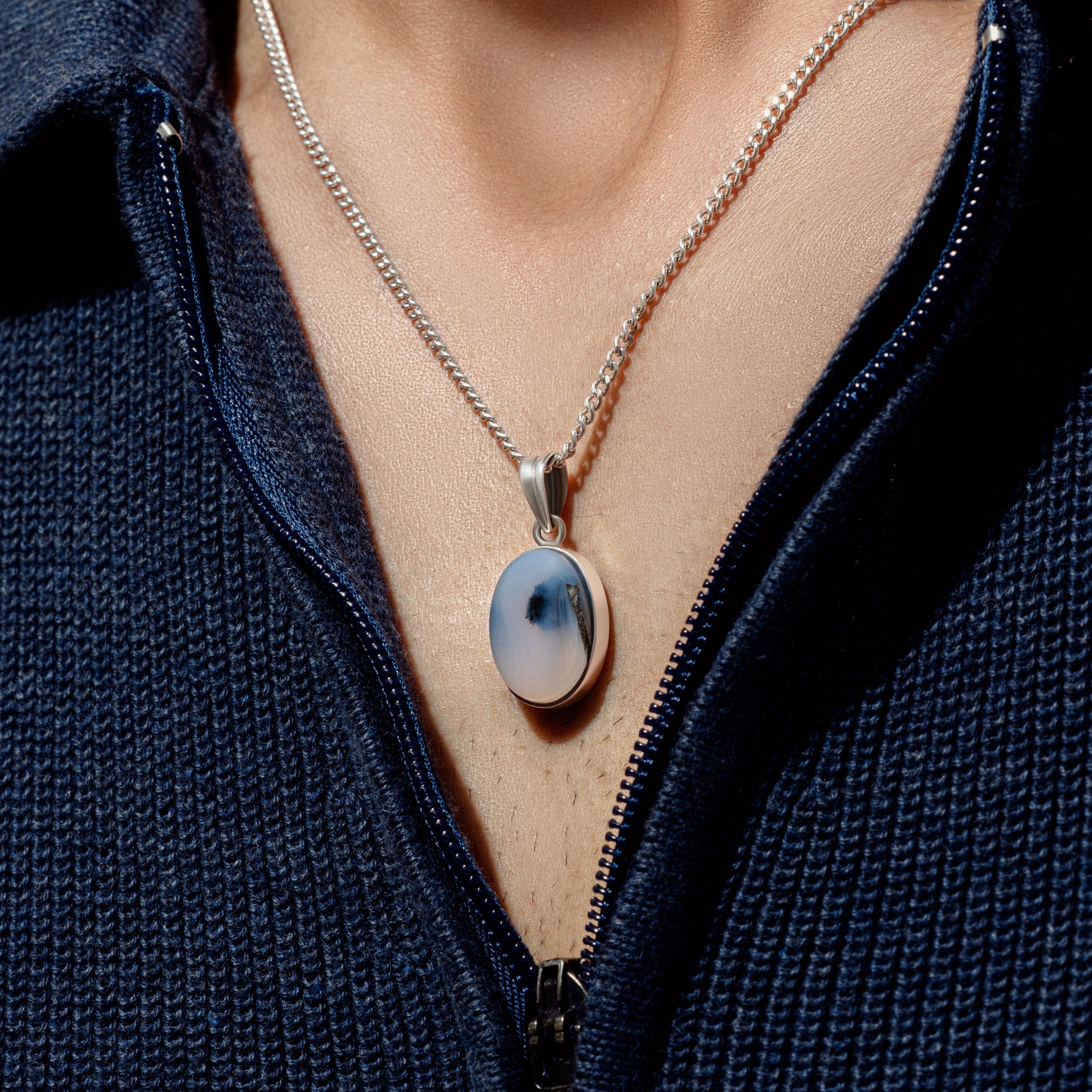 The Matrix Necklace - ARTSY SILVER