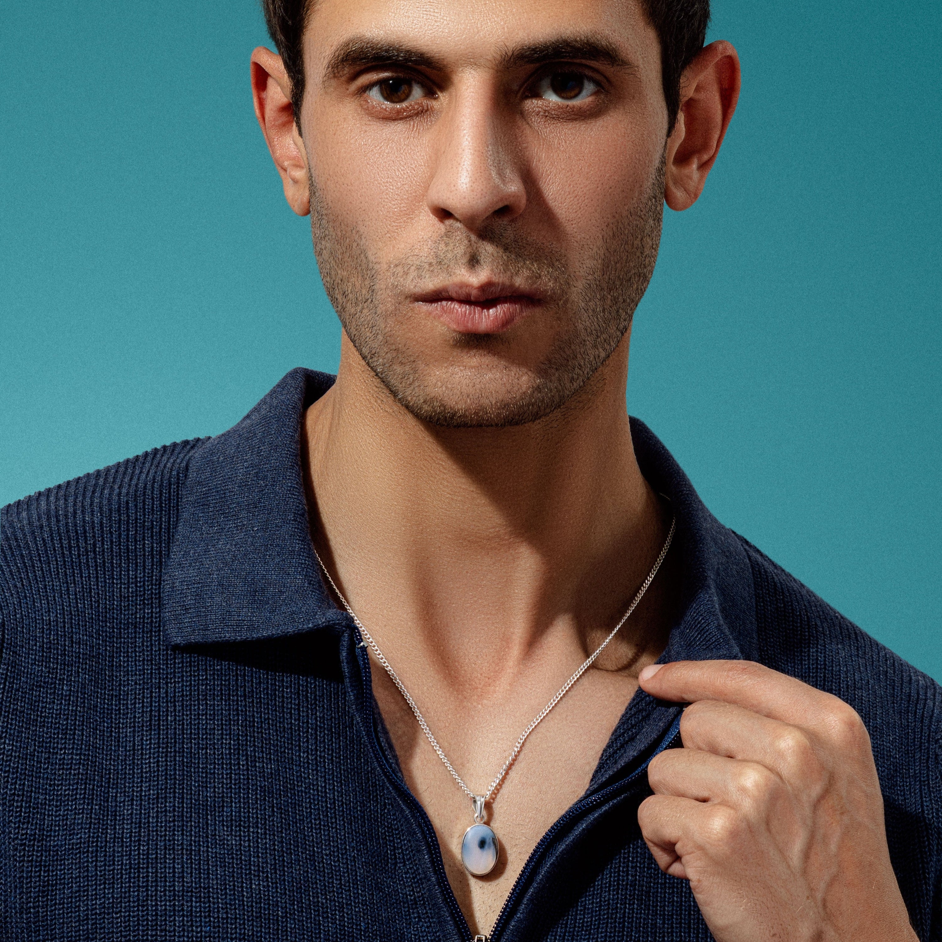 The Matrix Necklace - ARTSY SILVER