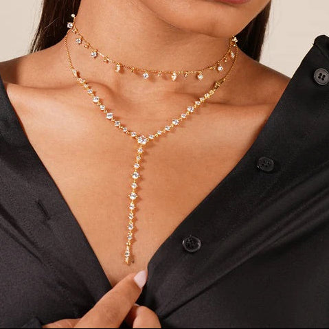 Sprinkles Zircon Adjustable choker