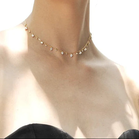 Sprinkles Zircon Adjustable choker