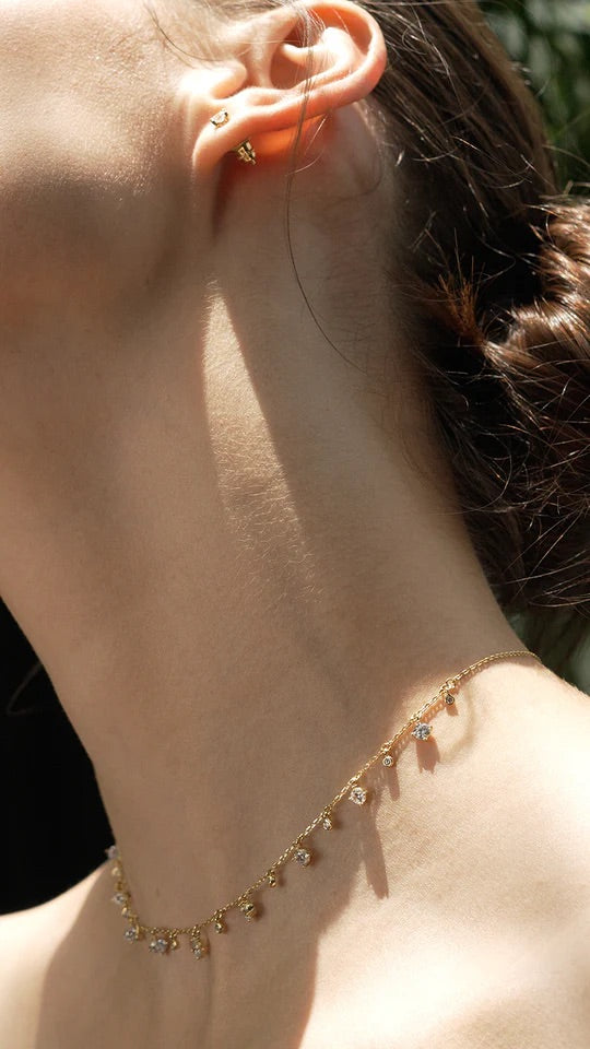 Sprinkles Zircon Adjustable choker