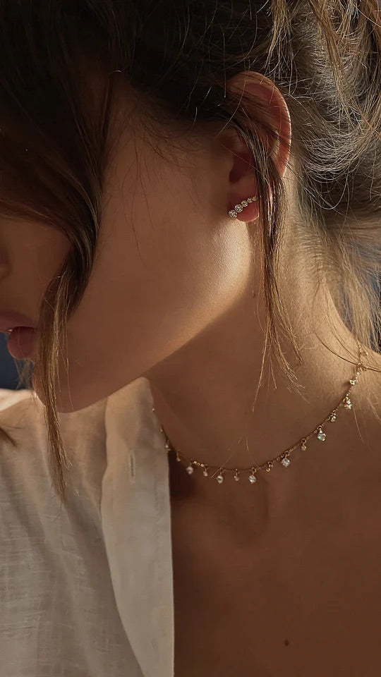 Sprinkles Zircon Adjustable choker