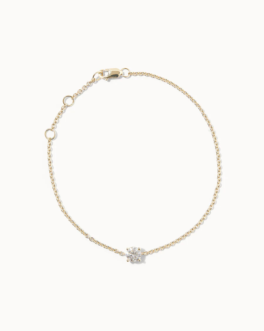 The Serene Solitaire Bracelet