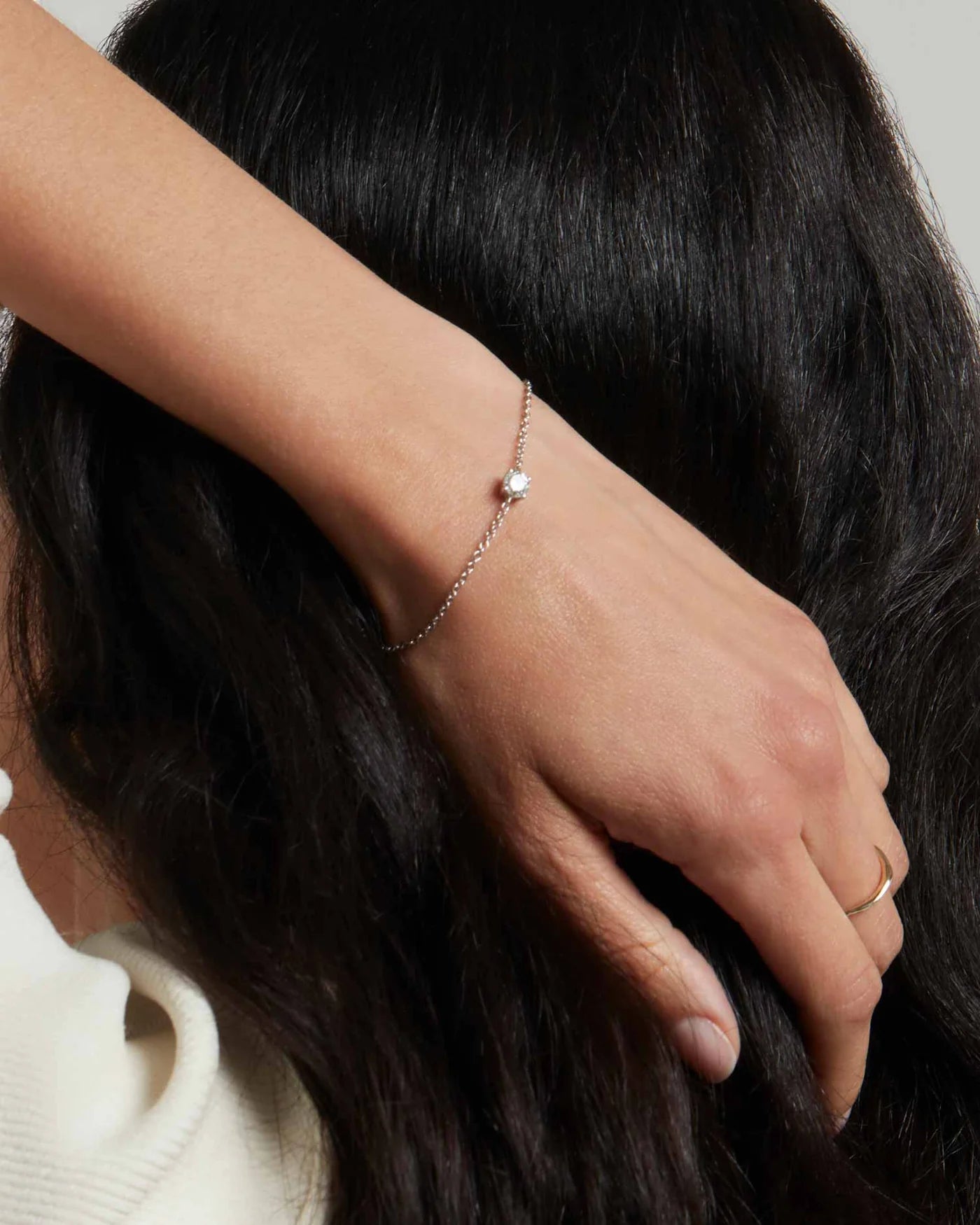 The Serene Solitaire Bracelet