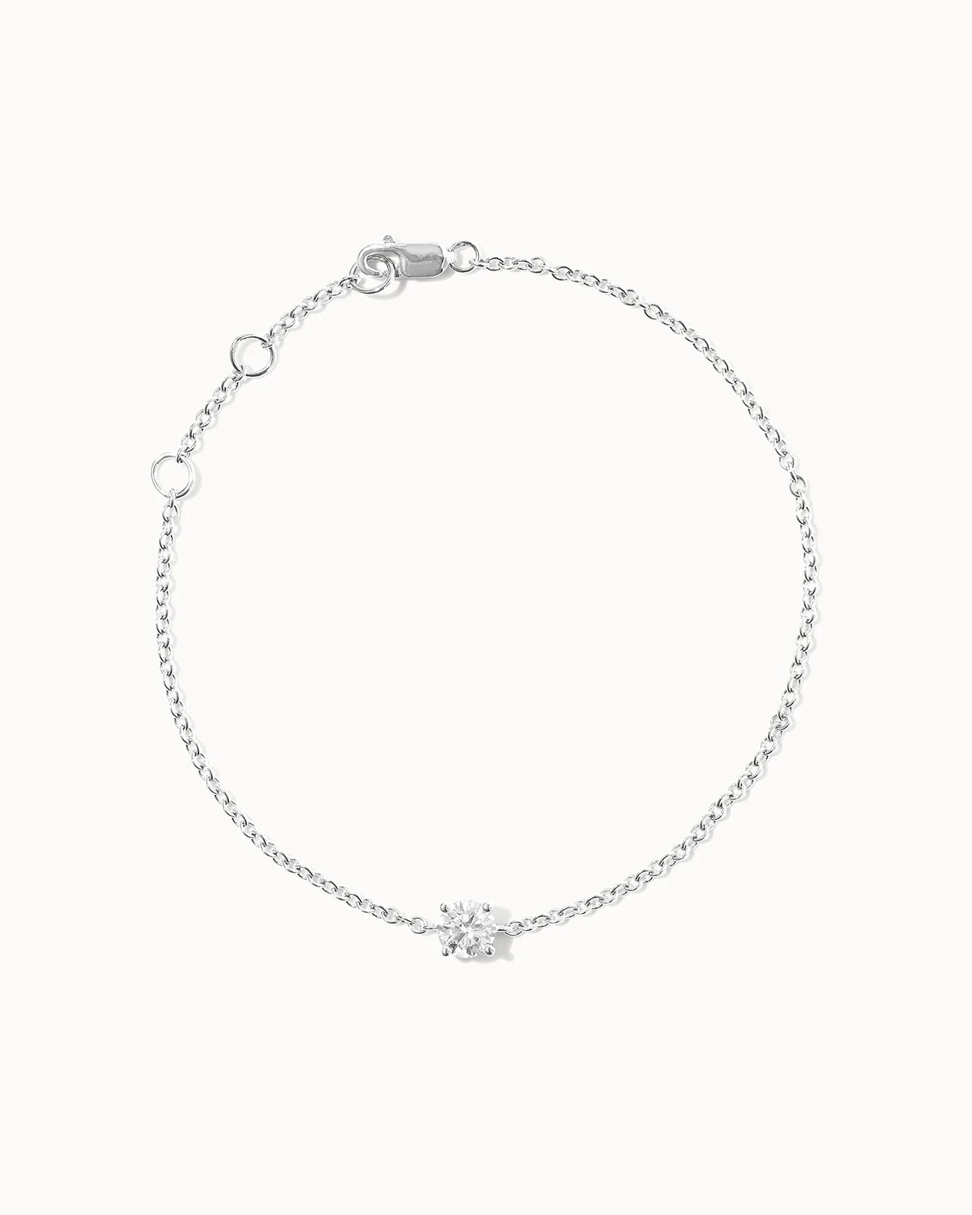 The Serene Solitaire Bracelet