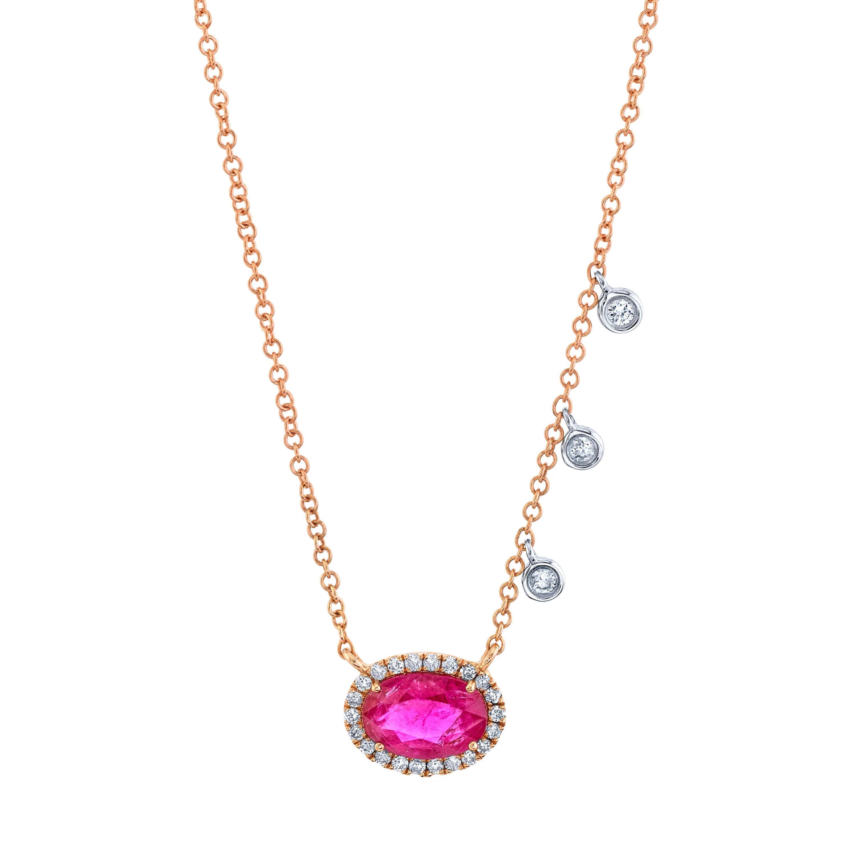 Ruby Twinkle Necklace