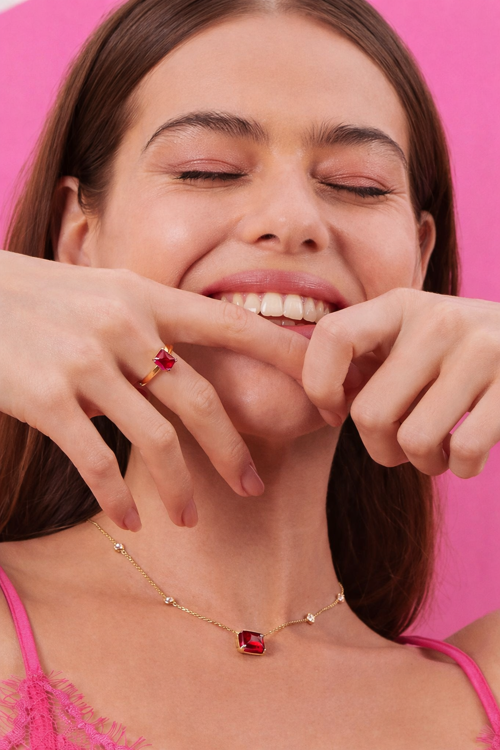 Ruby Sovereign Necklace