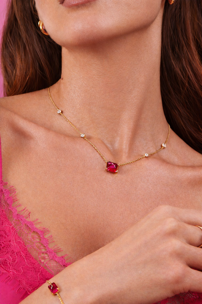 Ruby Sovereign Necklace