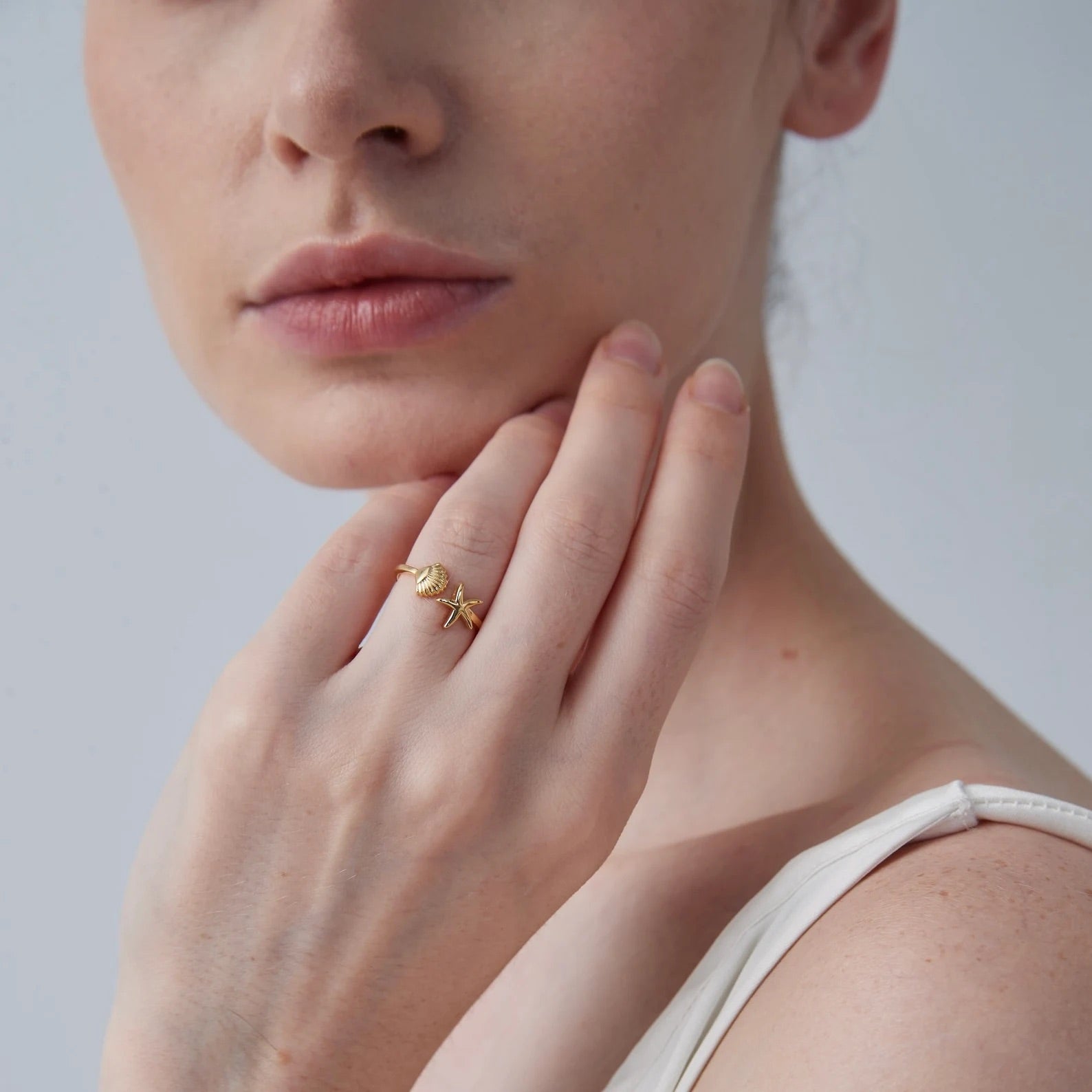 The Little Mermaid Ring - ARTSY SILVER