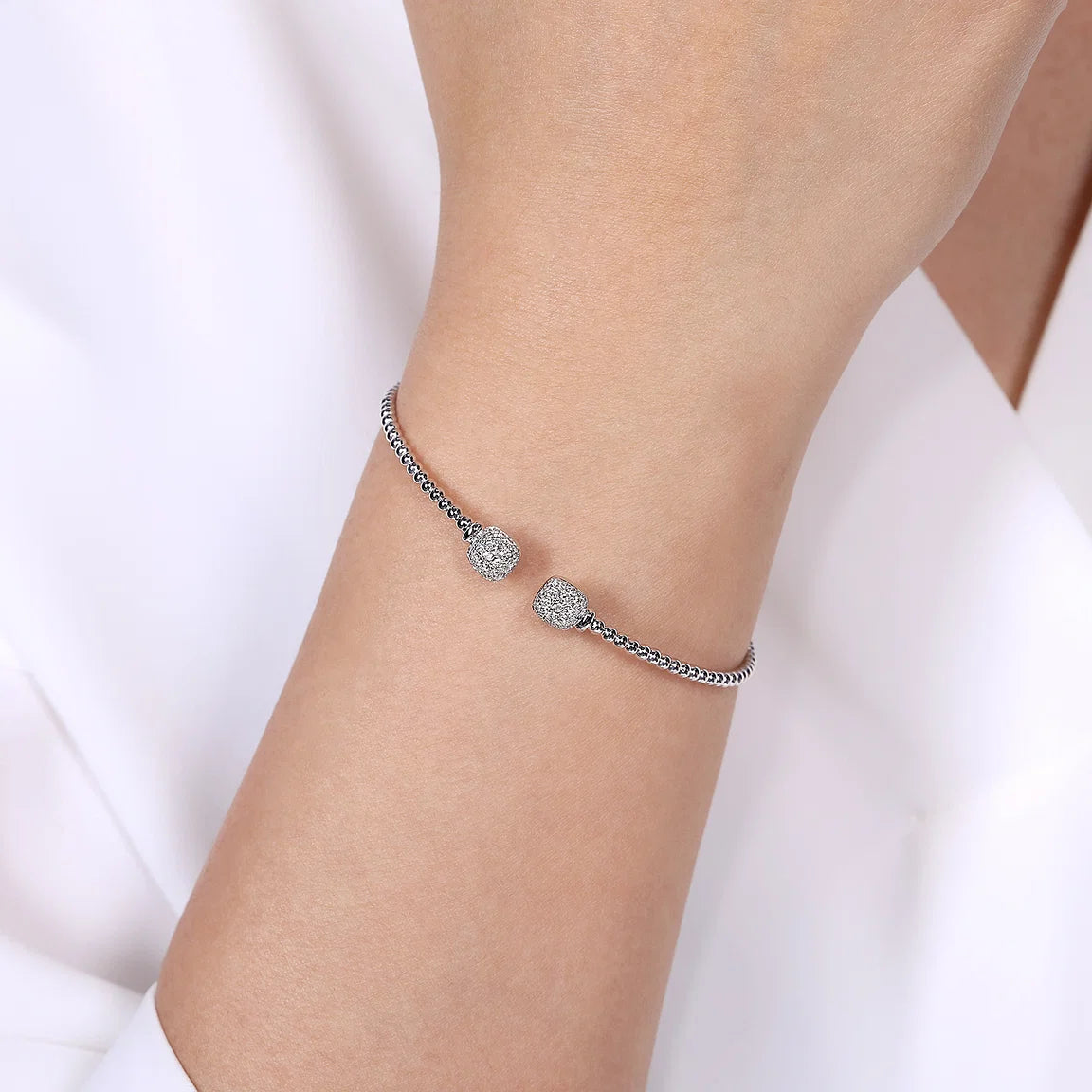 Signature Zircon Open Bangle