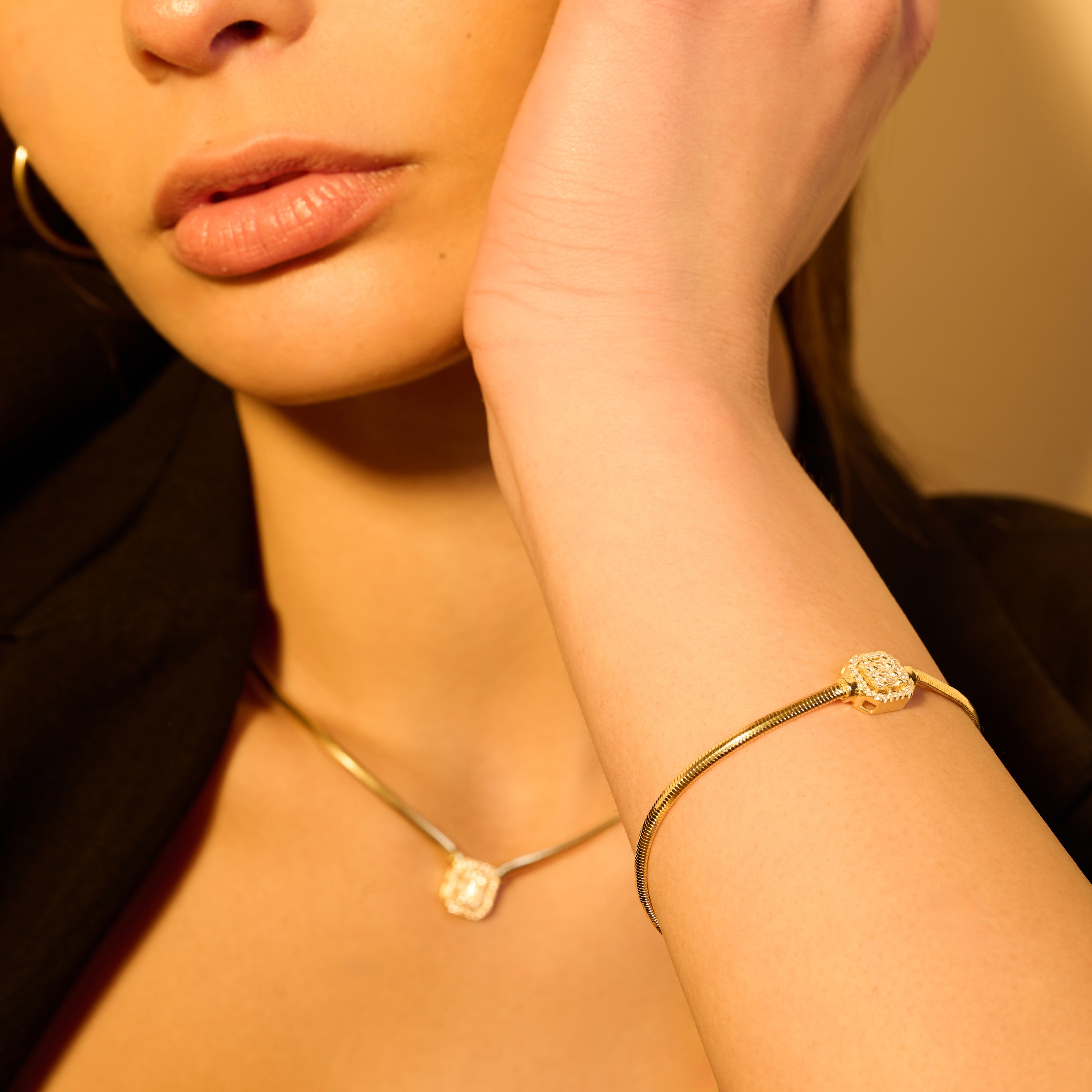 Snake Necklace & Bracelet Set