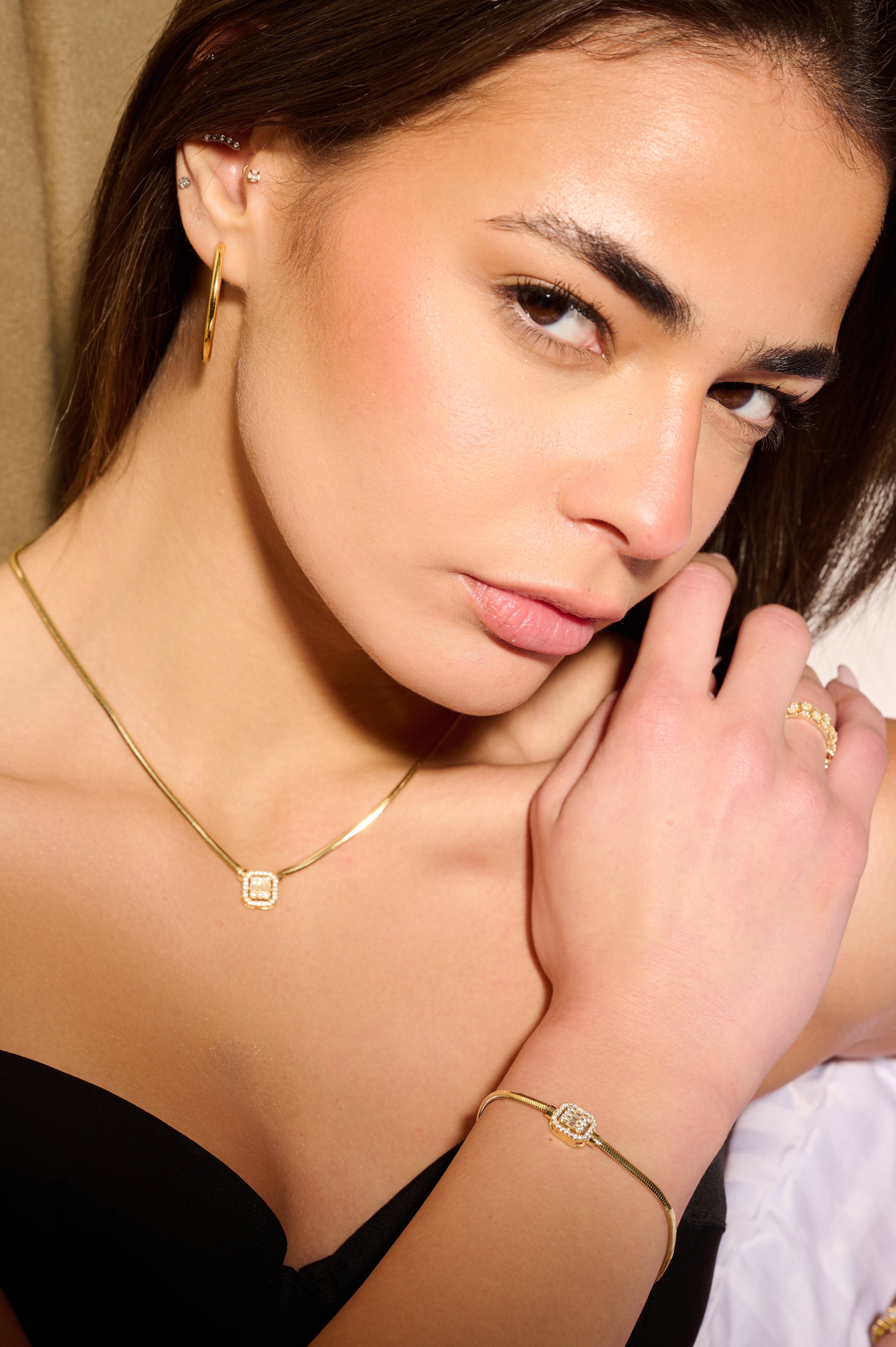 Snake Necklace & Bracelet Set