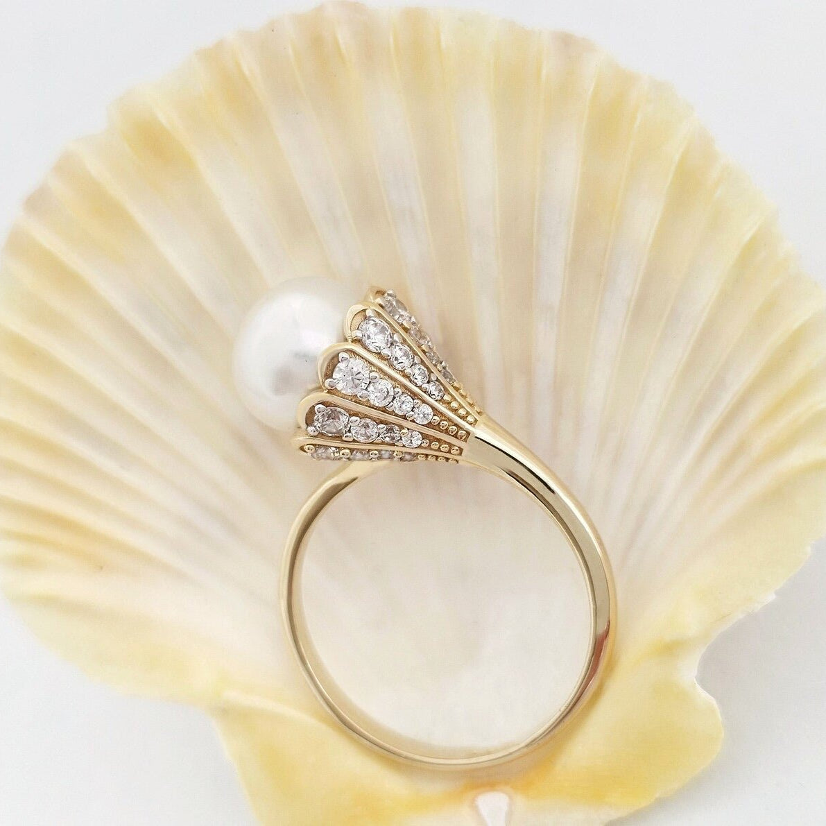Special Day Pearl Ring - ARTSY SILVER