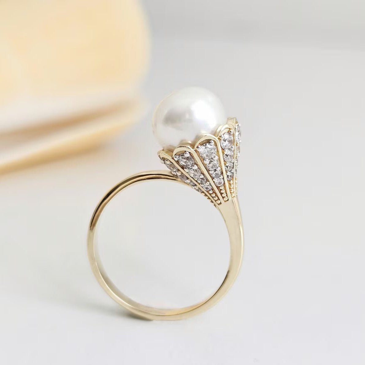 Special Day Pearl Ring - ARTSY SILVER