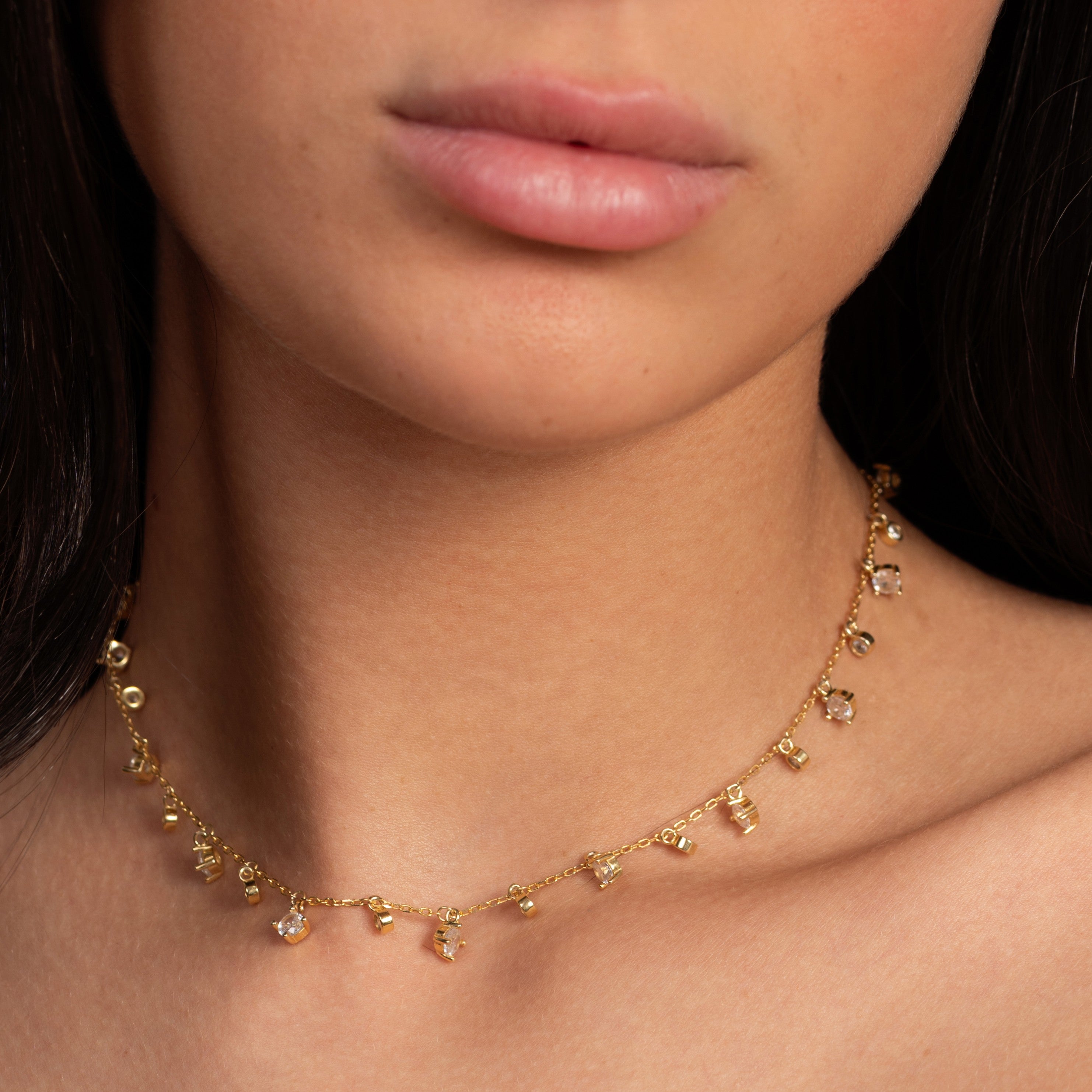 Sprinkles Zircon Adjustable choker