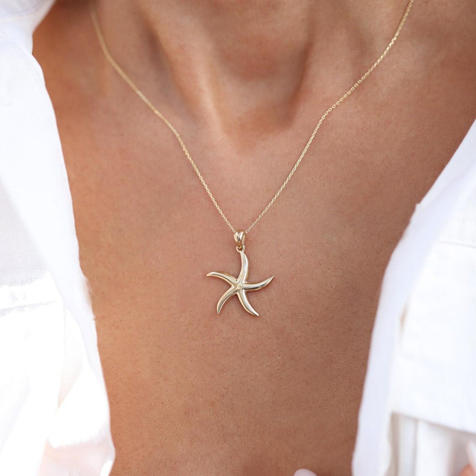 Stella Sea Star Necklace - ARTSY SILVER