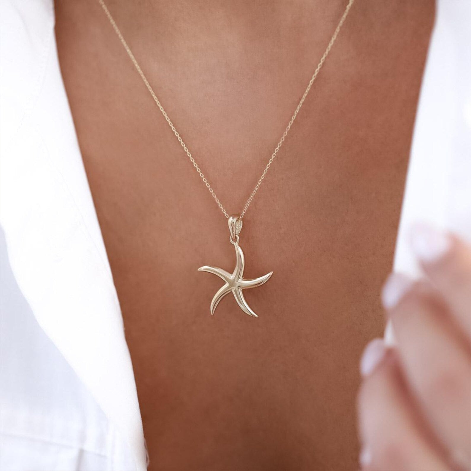 Stella Sea Star Necklace - ARTSY SILVER