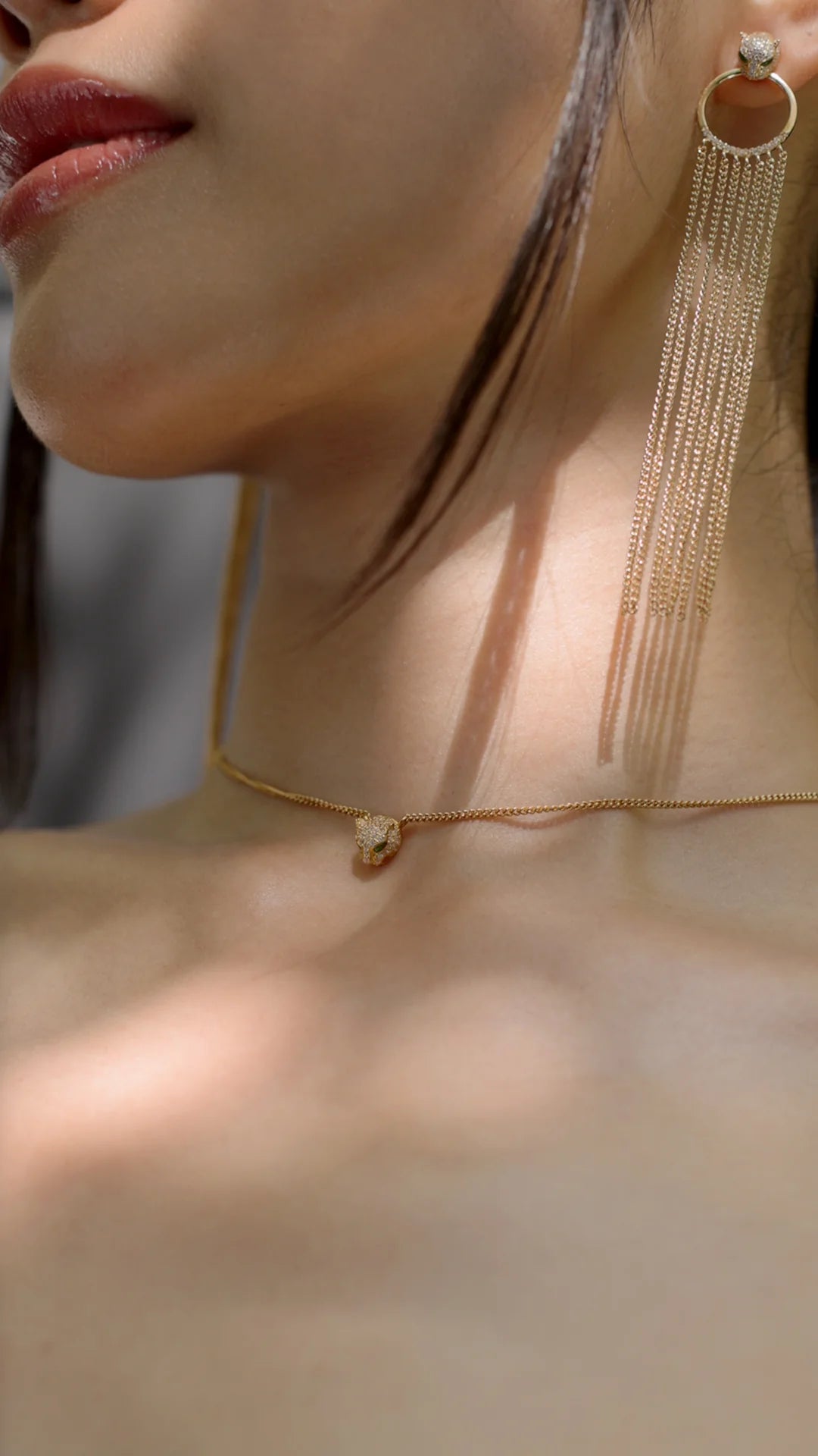 Stay Wild Gold Plated Necklace - ARTSY SILVER