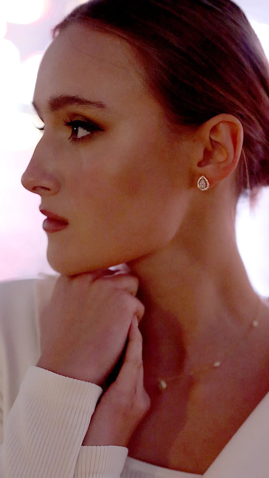 Swan Lake Gold Plated Earrings - ARTSY SILVER