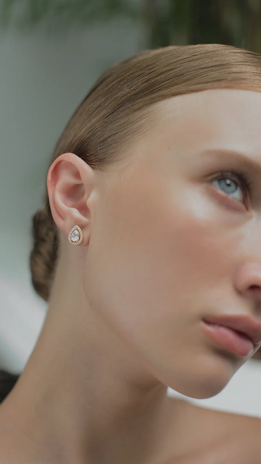 Swan Lake Gold Plated Earrings - ARTSY SILVER