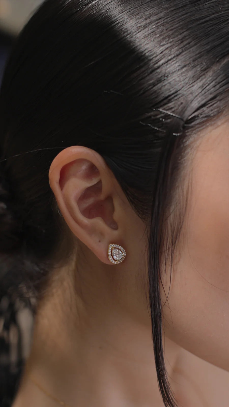 Swan Lake Gold Plated Earrings - ARTSY SILVER