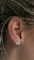 gold plated elegant earrings for women - ARTSY SILVER