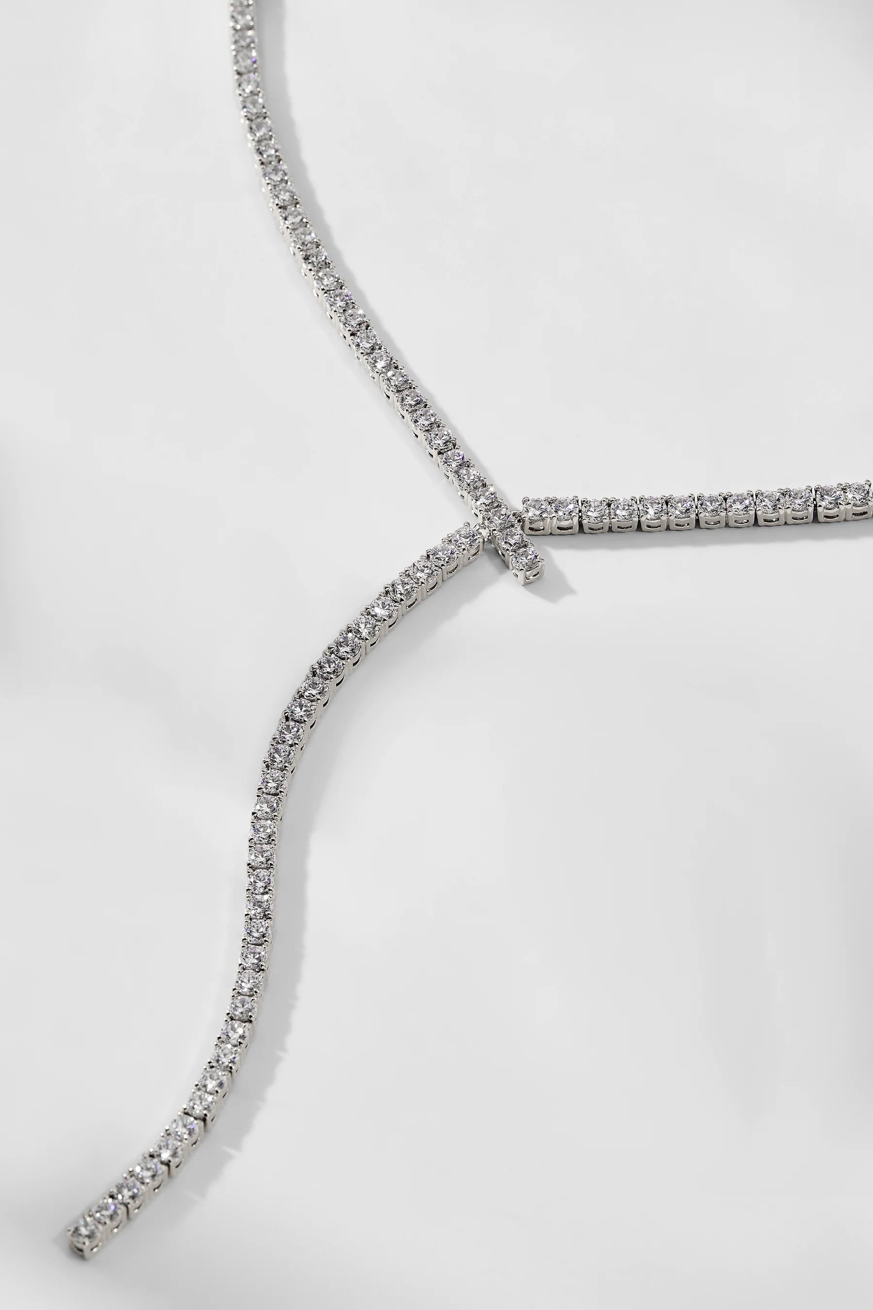 Cocktail Y Tennis Necklace