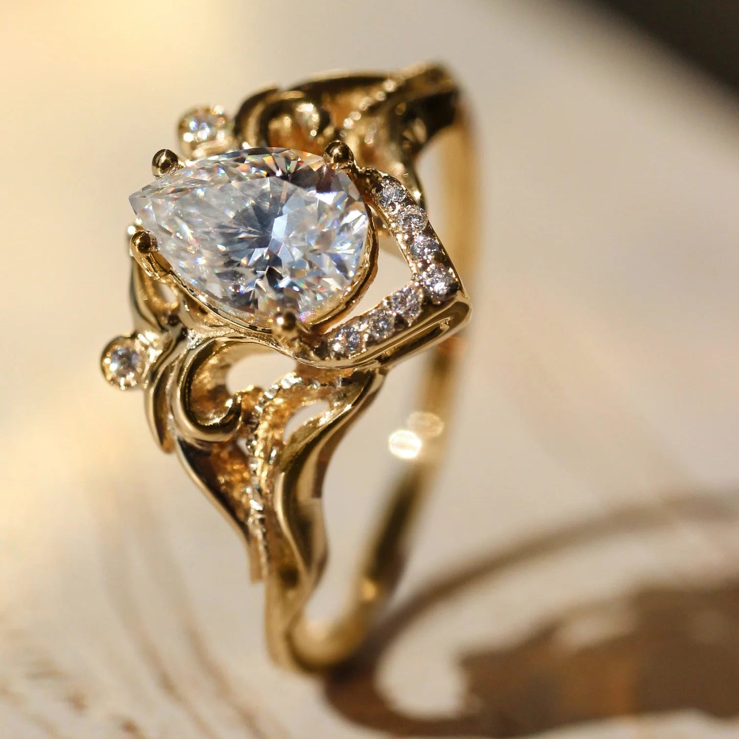 Zircon Glaze Ring - ARTSY SILVER