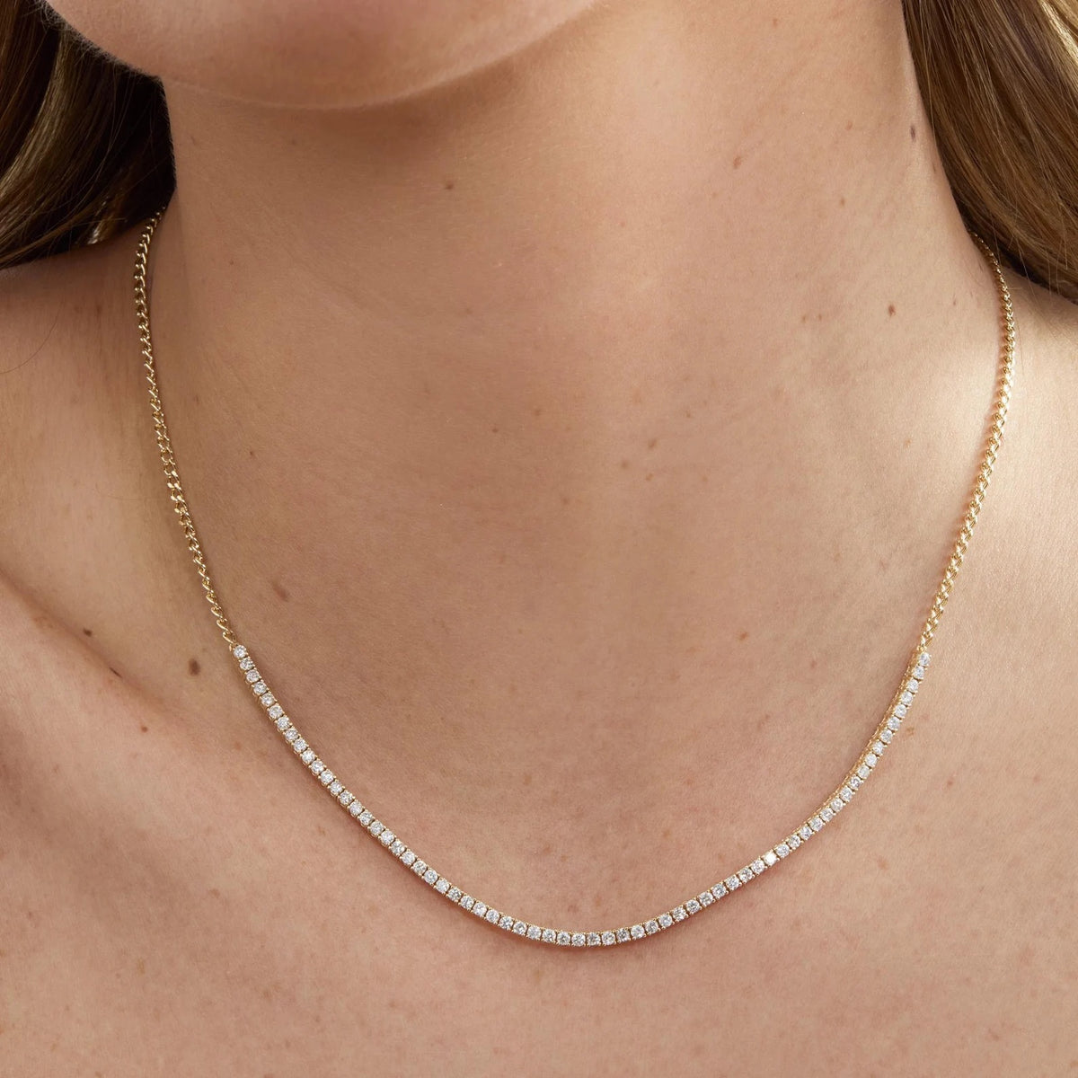 Curved Tennis Chain