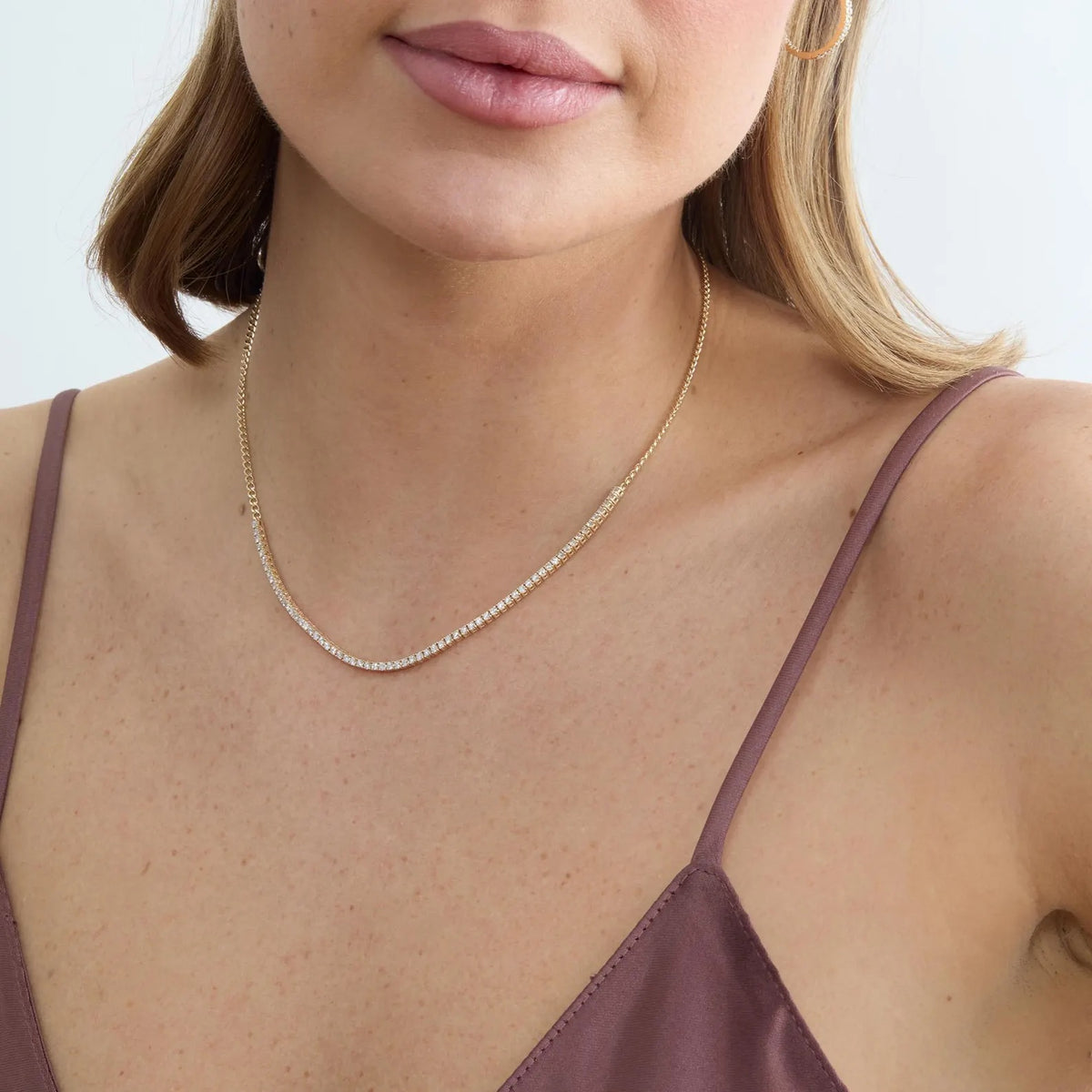 Curved Tennis Chain