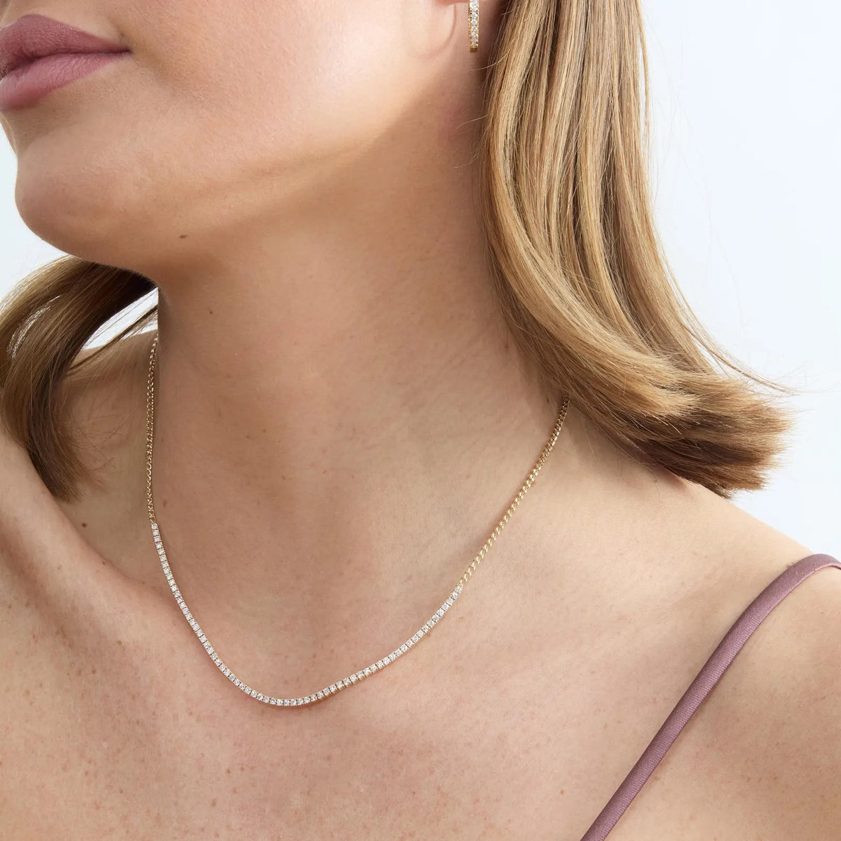 Curved Tennis Chain