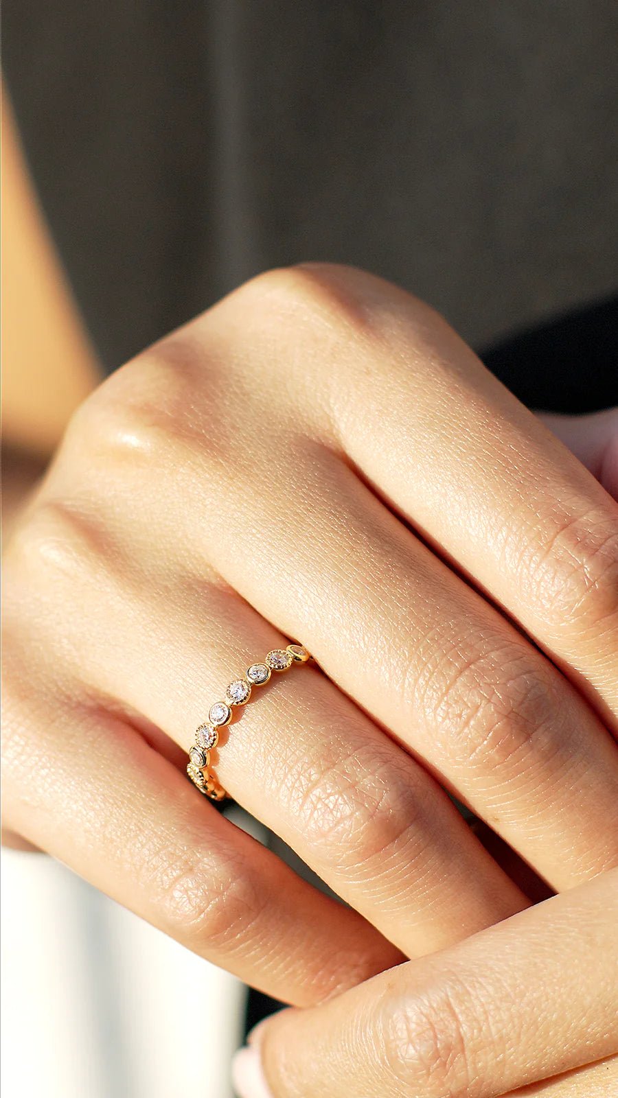 Tennis Ring - ARTSY SILVER