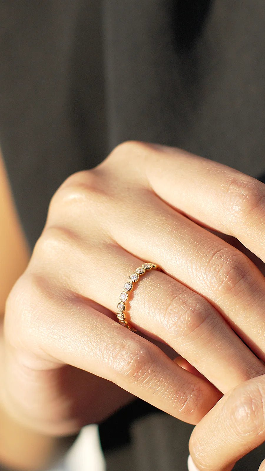 Tennis Ring - ARTSY SILVER